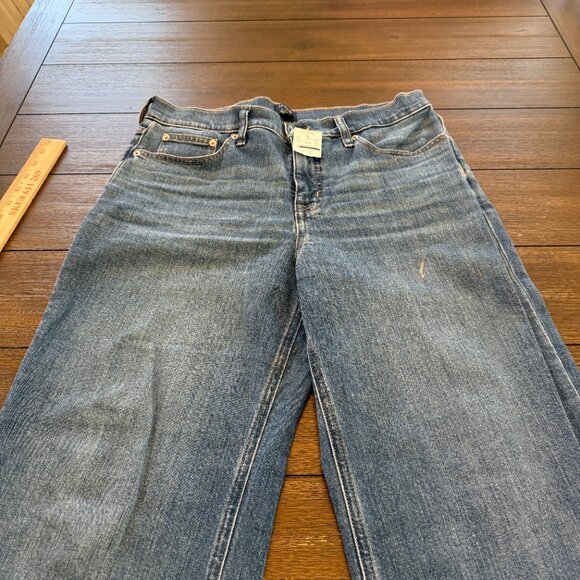 J. Crew Factory Blue Flare & Wide Leg Jeans - Picture 3 of 7